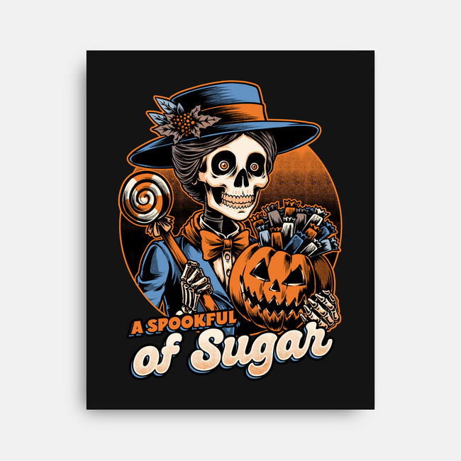 Halloween Spooky Sugar-None-Stretched-Canvas-Studio Mootant