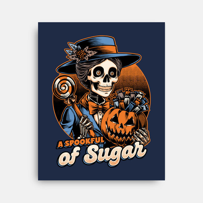 Halloween Spooky Sugar-None-Stretched-Canvas-Studio Mootant