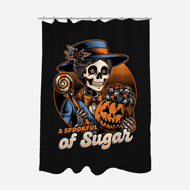 Halloween Spooky Sugar-None-Polyester-Shower Curtain-Studio Mootant