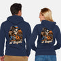 Halloween Spooky Sugar-Unisex-Zip-Up-Sweatshirt-Studio Mootant