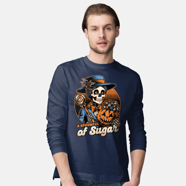 Halloween Spooky Sugar-Mens-Long Sleeved-Tee-Studio Mootant