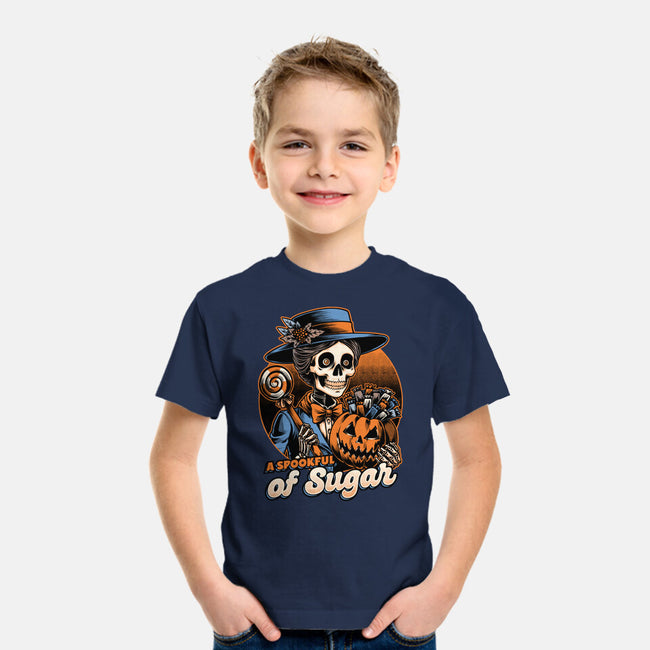 Halloween Spooky Sugar-Youth-Basic-Tee-Studio Mootant