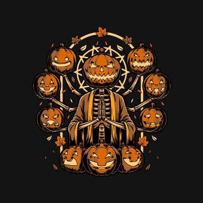 Halloween Pumpkin God-Womens-Off Shoulder-Tee-Studio Mootant