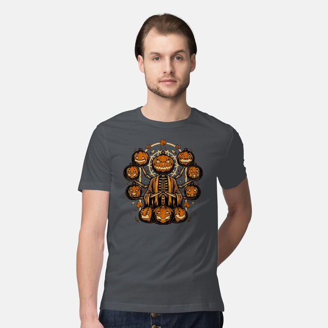 Halloween Pumpkin God-Mens-Premium-Tee-Studio Mootant