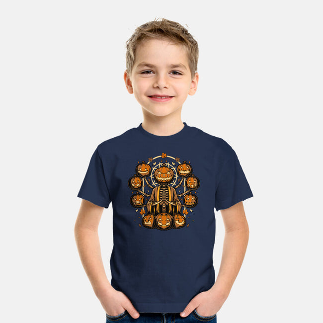 Halloween Pumpkin God-Youth-Basic-Tee-Studio Mootant