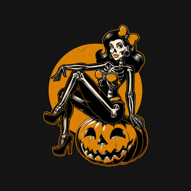 Halloween Pinup-Womens-Fitted-Tee-Studio Mootant