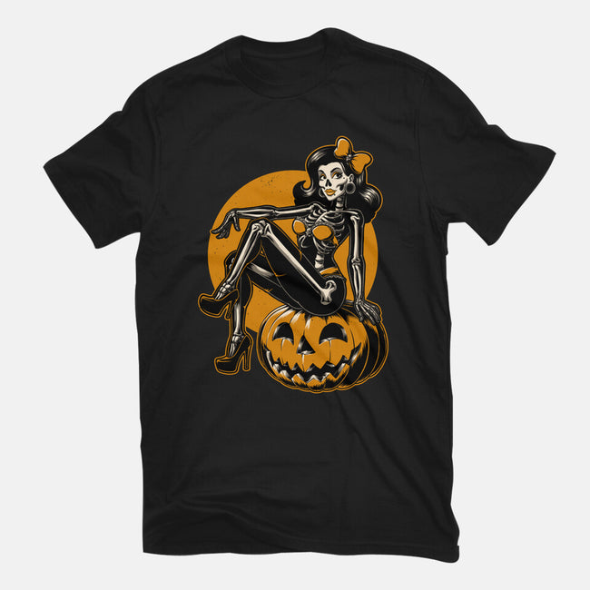 Halloween Pinup-Mens-Heavyweight-Tee-Studio Mootant