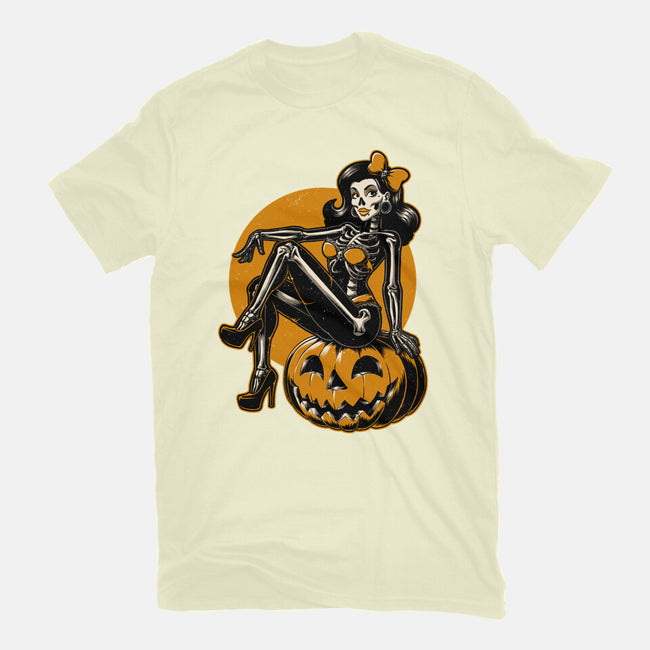 Halloween Pinup-Mens-Basic-Tee-Studio Mootant