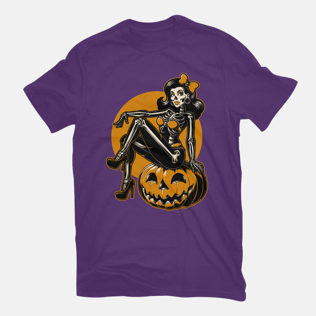 Halloween Pinup-Youth-Basic-Tee-Studio Mootant