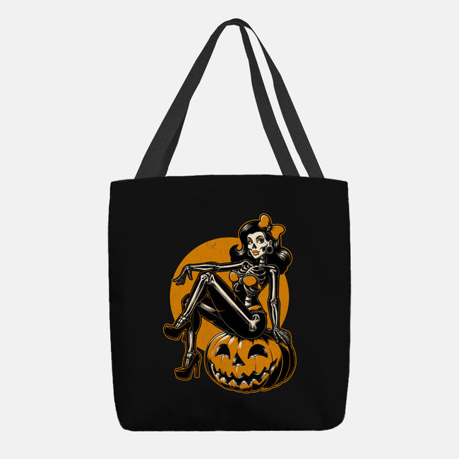 Halloween Pinup-None-Basic Tote-Bag-Studio Mootant