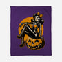 Halloween Pinup-None-Fleece-Blanket-Studio Mootant