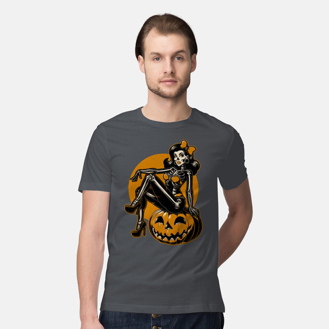 Halloween Pinup-Mens-Premium-Tee-Studio Mootant