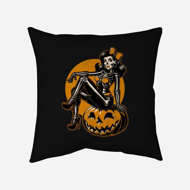 Halloween Pinup-None-Removable Cover w Insert-Throw Pillow-Studio Mootant