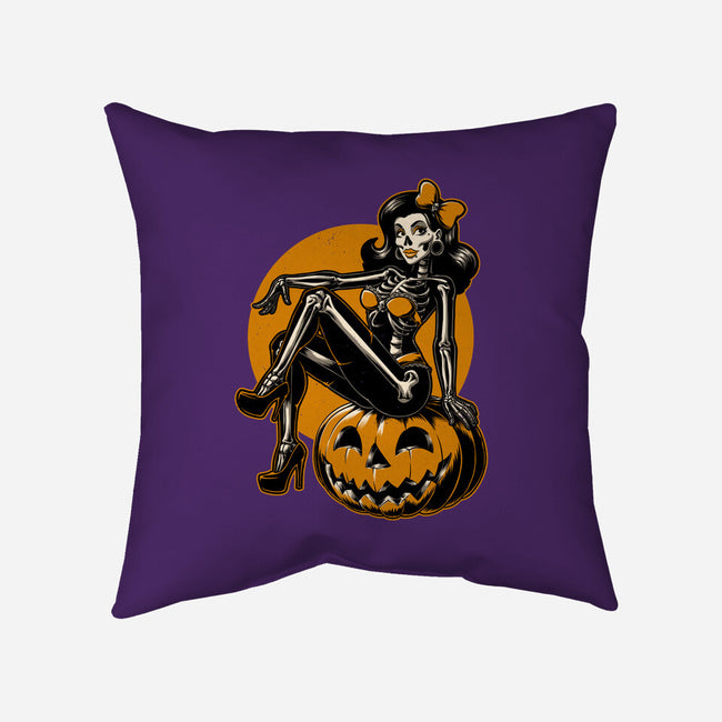 Halloween Pinup-None-Removable Cover w Insert-Throw Pillow-Studio Mootant