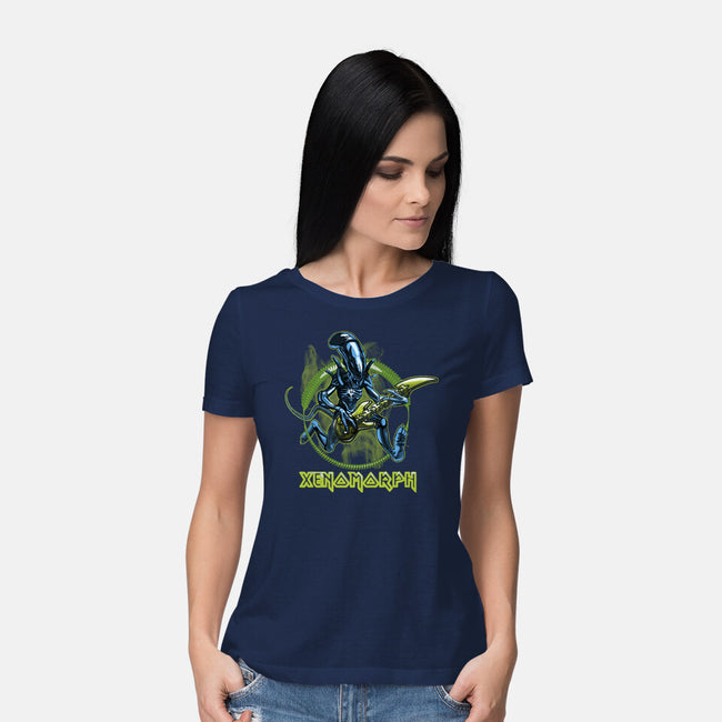 Xenomorph Maiden-Womens-Basic-Tee-Samuel