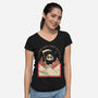 This Email-Womens-V-Neck-Tee-GODZILLARGE