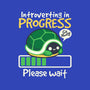 Turtle Introverting-None-Stretched-Canvas-NemiMakeit