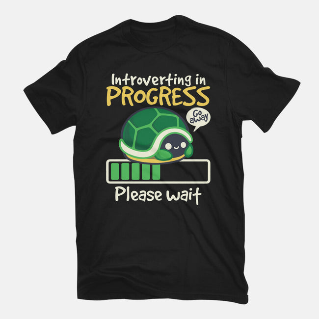 Turtle Introverting-Womens-Basic-Tee-NemiMakeit