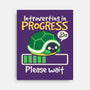 Turtle Introverting-None-Stretched-Canvas-NemiMakeit