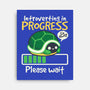 Turtle Introverting-None-Stretched-Canvas-NemiMakeit