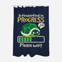 Turtle Introverting-None-Polyester-Shower Curtain-NemiMakeit