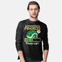 Turtle Introverting-Mens-Long Sleeved-Tee-NemiMakeit