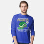 Turtle Introverting-Mens-Long Sleeved-Tee-NemiMakeit