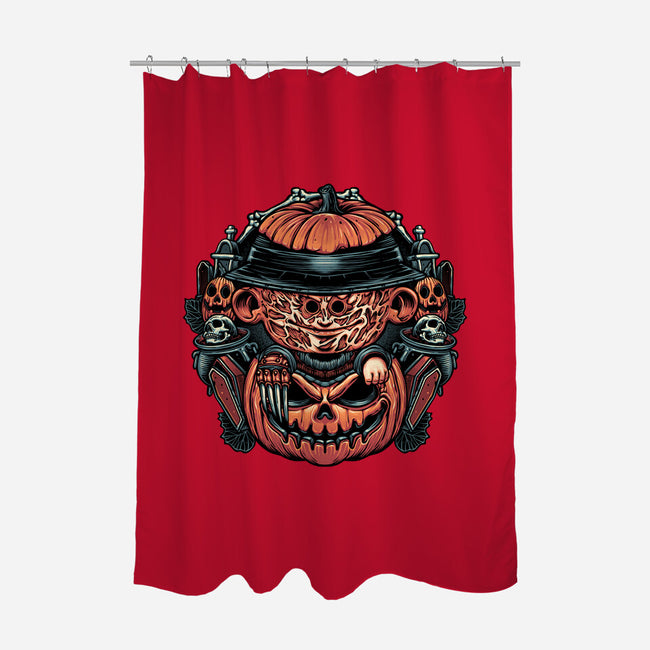 Cute Little Nightmare-None-Polyester-Shower Curtain-glitchygorilla