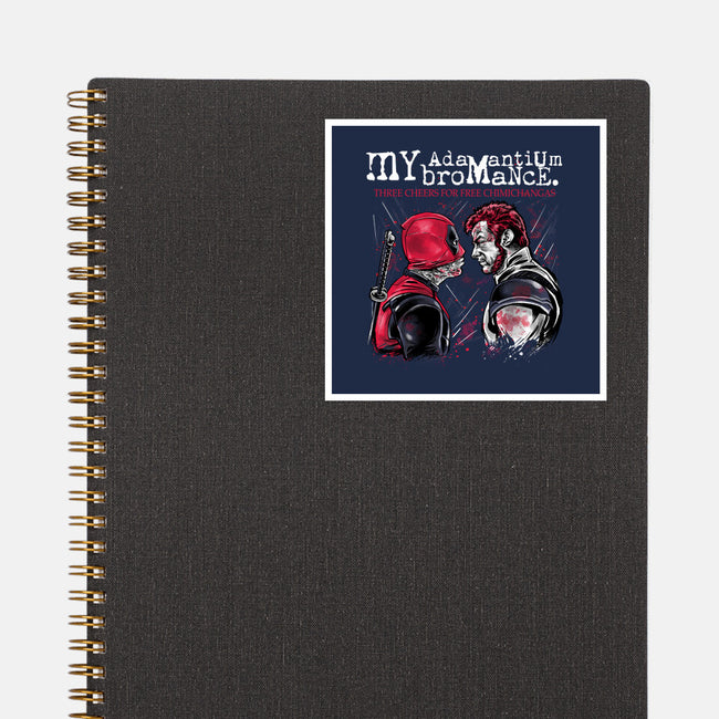 My Adamantium Bromance-None-Glossy-Sticker-zascanauta