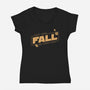 Fall Wars-Womens-V-Neck-Tee-teesgeex