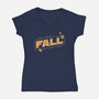 Fall Wars-Womens-V-Neck-Tee-teesgeex