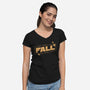 Fall Wars-Womens-V-Neck-Tee-teesgeex