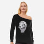 Reflecting Cookie-Womens-Off Shoulder-Sweatshirt-jasesa