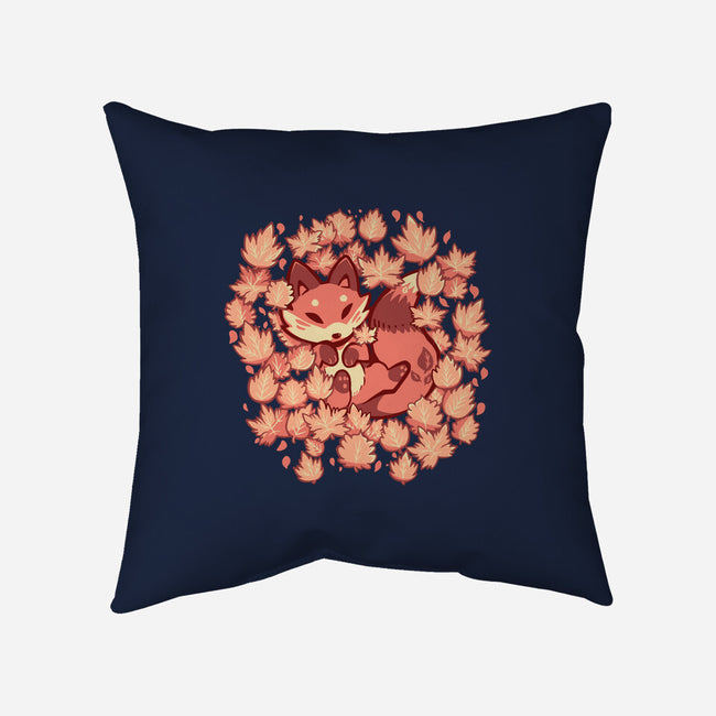 Autumn Leaf Fox-None-Removable Cover w Insert-Throw Pillow-TechraNova