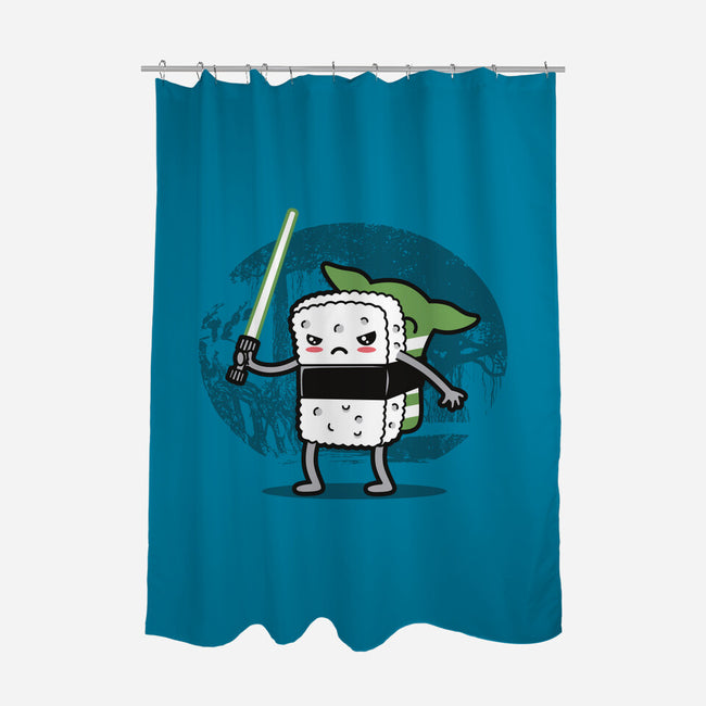 Sushi Training-None-Polyester-Shower Curtain-Boggs Nicolas