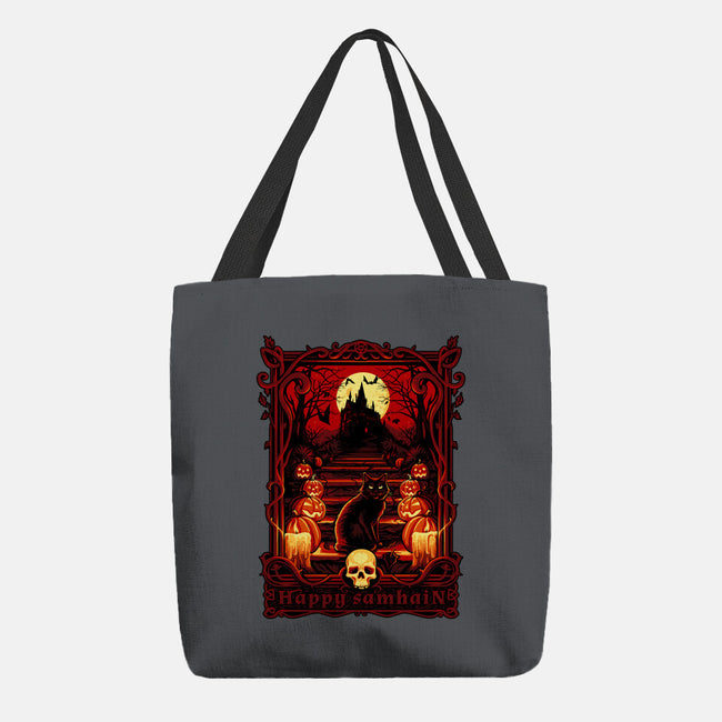 Happy Samhain-None-Basic Tote-Bag-daobiwan