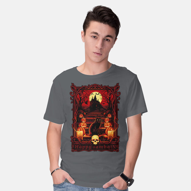 Happy Samhain-Mens-Basic-Tee-daobiwan