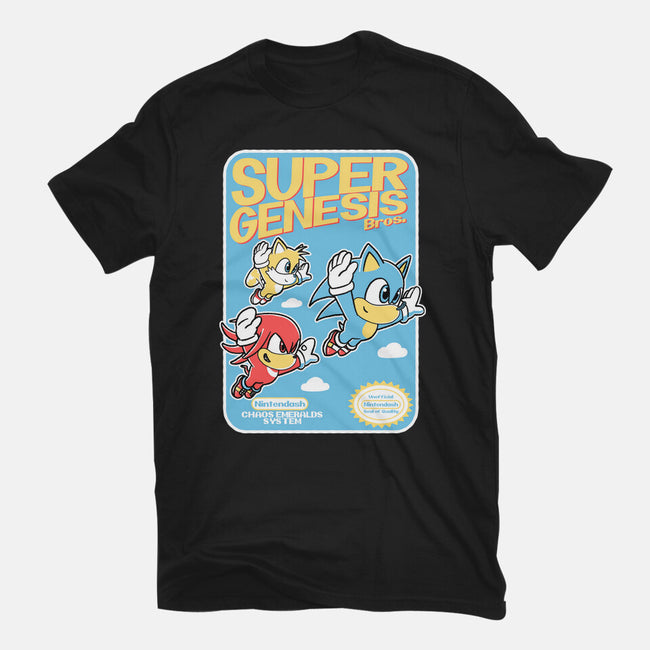 Super Genesis Bros-Mens-Basic-Tee-naomori