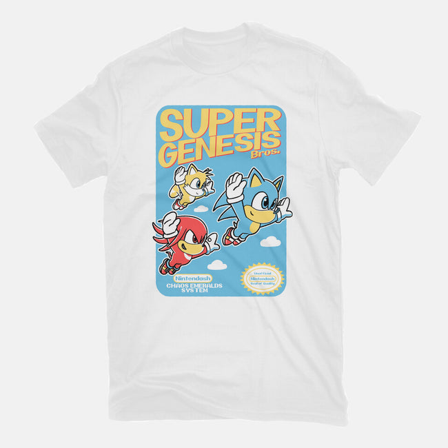 Super Genesis Bros-Mens-Basic-Tee-naomori