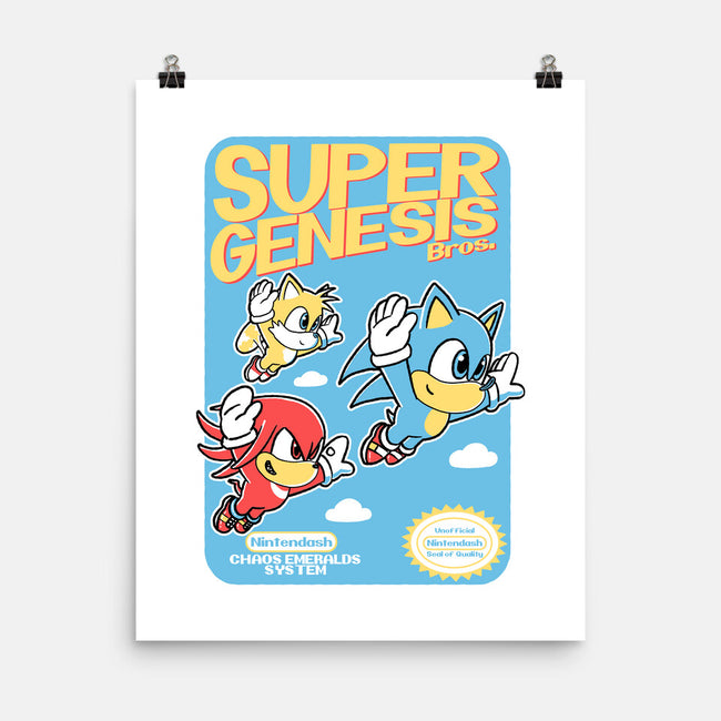 Super Genesis Bros-None-Matte-Poster-naomori