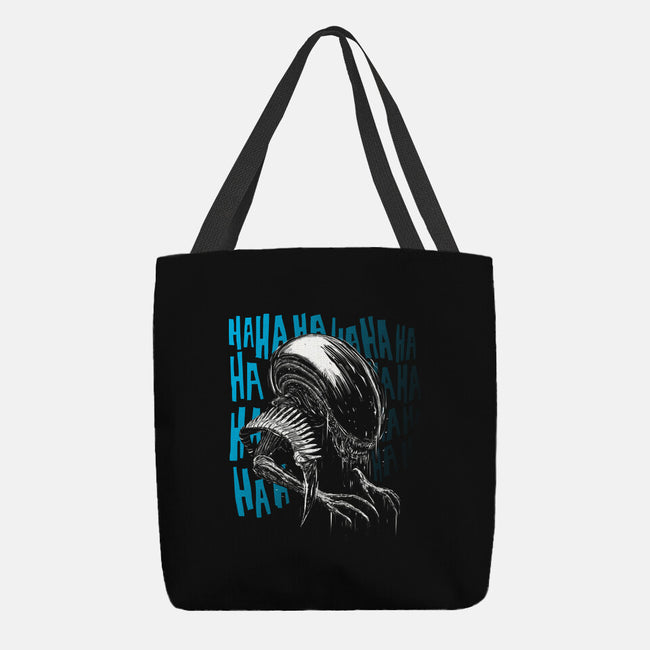 No One Can Hear You Laugh-None-Basic Tote-Bag-kharmazero