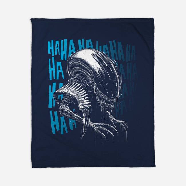 No One Can Hear You Laugh-None-Fleece-Blanket-kharmazero