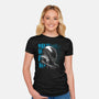 No One Can Hear You Laugh-Womens-Fitted-Tee-kharmazero