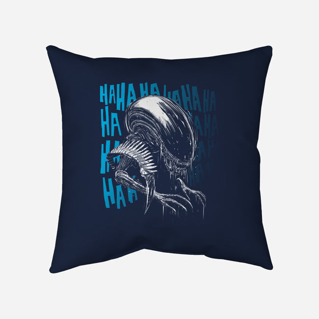 No One Can Hear You Laugh-None-Removable Cover w Insert-Throw Pillow-kharmazero