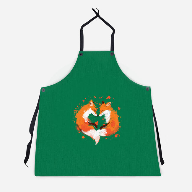 Falling In Love-Unisex-Kitchen-Apron-kharmazero