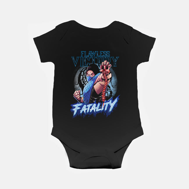 Flawless Victory Fatality-Baby-Basic-Onesie-Diego Oliver