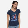 Flawless Victory Fatality-Womens-V-Neck-Tee-Diego Oliver