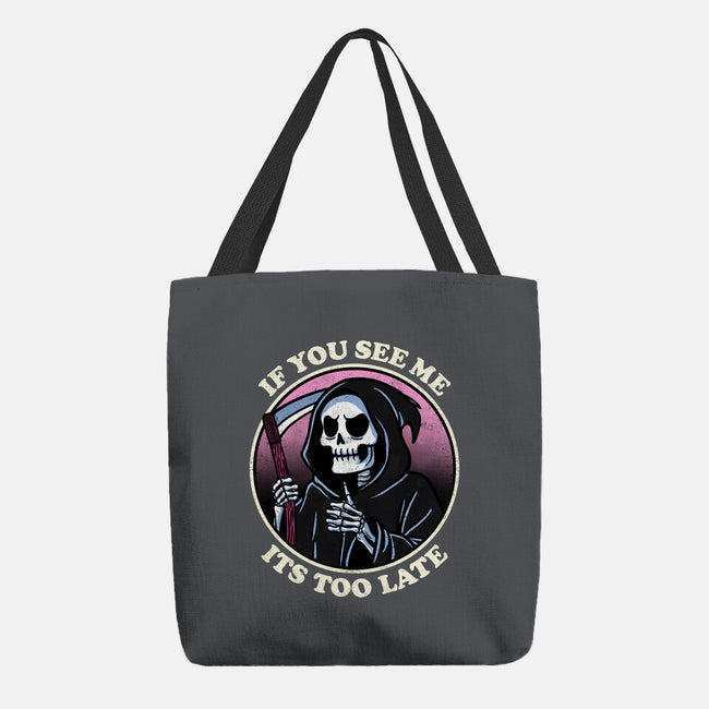 Too Late-None-Basic Tote-Bag-fanfreak1