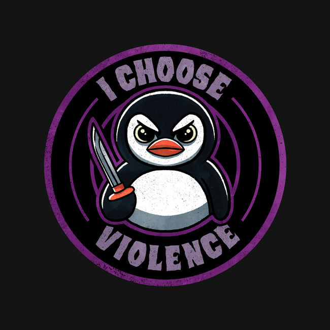 Violent Penguin-None-Removable Cover w Insert-Throw Pillow-fanfreak1