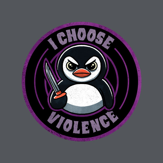 Violent Penguin-None-Removable Cover w Insert-Throw Pillow-fanfreak1